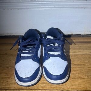 Men Nike Blue and White Sneakers